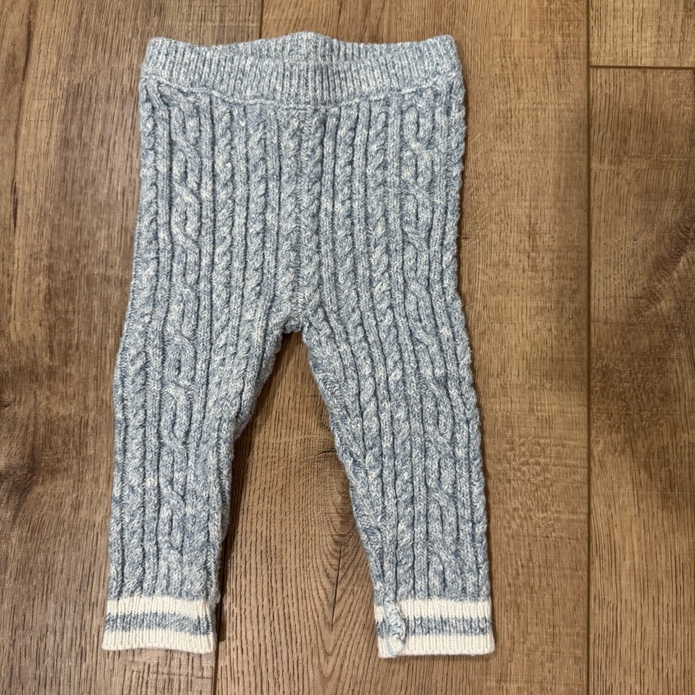 Janie and Jack cable knit sweater pants size 3-6 months